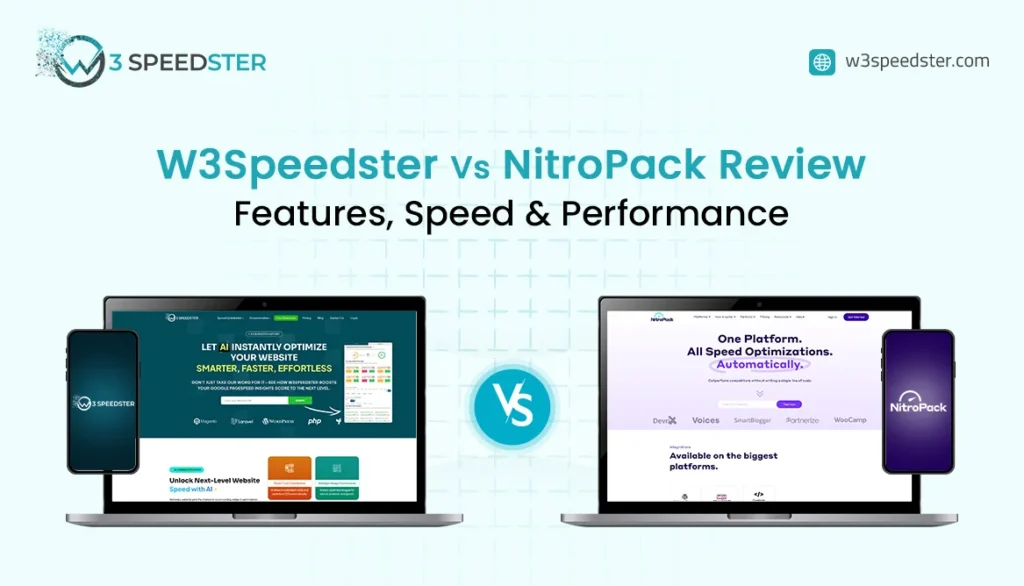 W3Speedster vs NitroPack Features, Speed and Performance