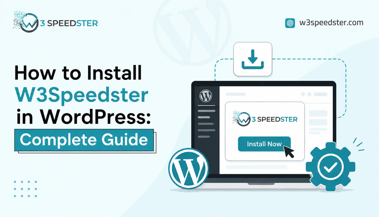 How to Install W3Speedster Plugin on WordPress (Step-by-Step )
