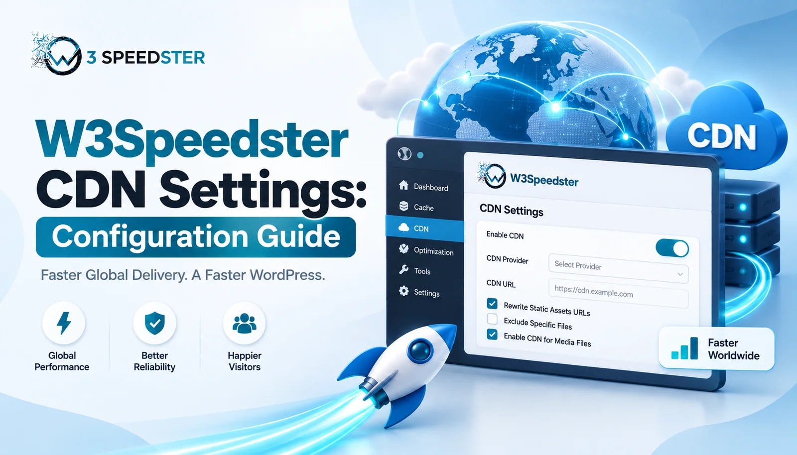 W3Speedster CDN Settings: Configuration Guide